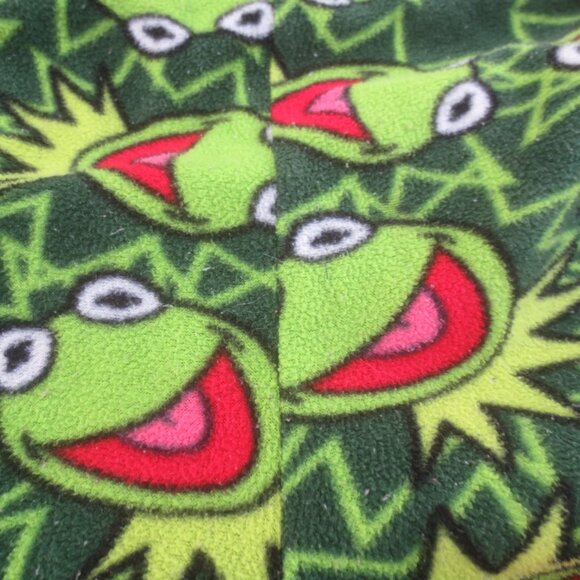 Fun Cute Unisex Kermit the Frog Pajama PJ Bottoms - Medium. - Picture 3 of 9